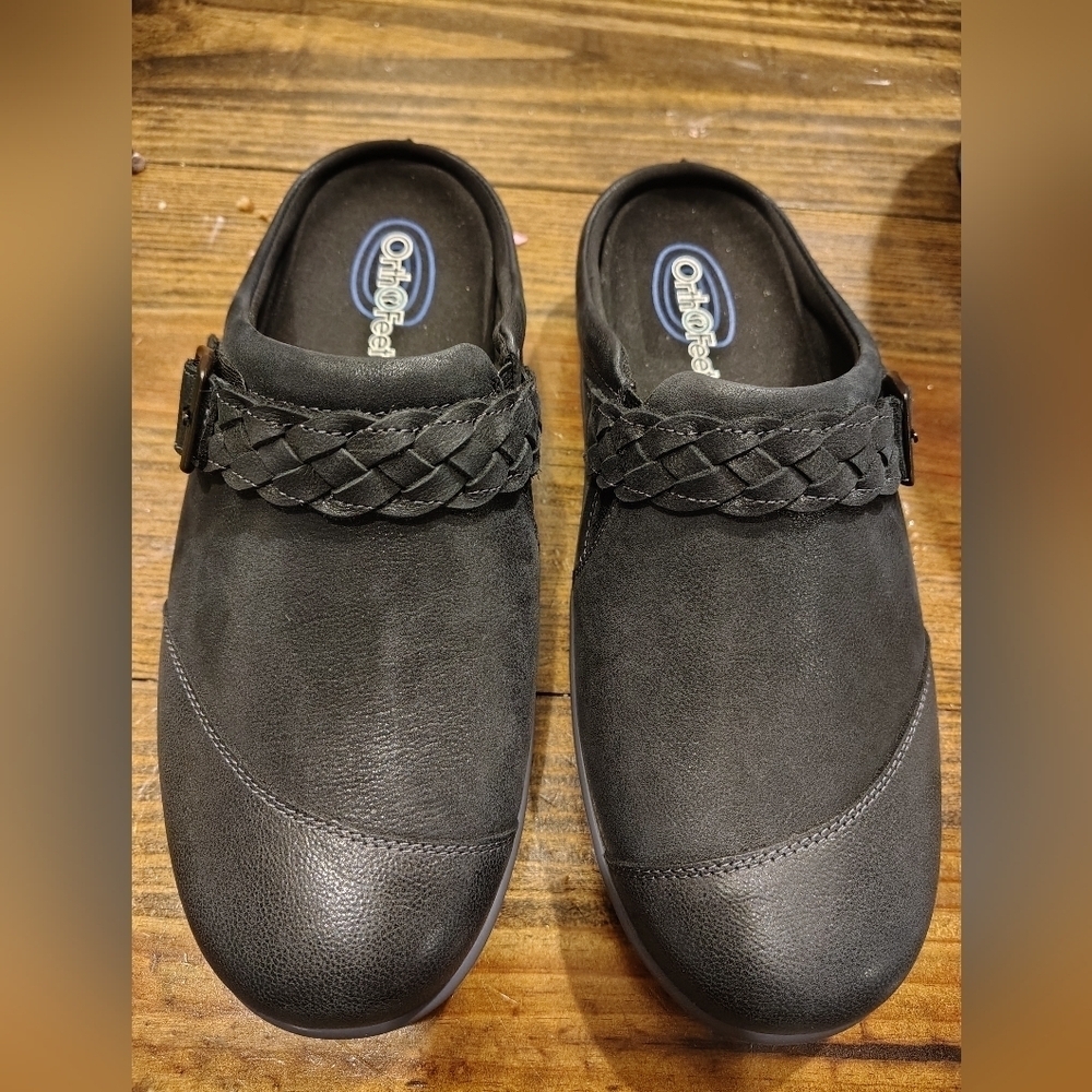 Orthofeet Women's Orthopedic Leather Irma Clog